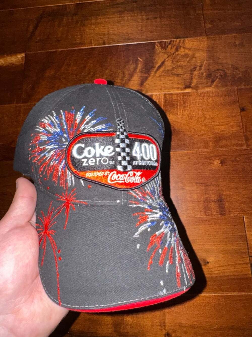 Coke Zero 400 Daytona NASCAR July 2009 Fireworks Black Baseball Hat